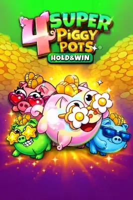 4 Super Piggy Pots